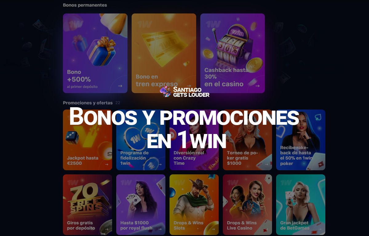 Bonos en 1win